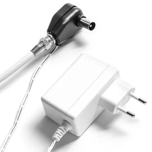 Impulsowy Zasilacz Antenowy 12V F z prawdziwą Regulacją Mocy  - Wysoka Moc i Efektywność, Idealny do Instalacji DVB-T2 - Inne akcesoria audio-wideo - miniaturka - grafika 1