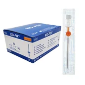 Meble i wyposażenie gabinetów medycznych - Wenflon pomarańczowy 14G 2,1mm x 45mm kaniula dożylna KD-Fix 50szt - miniaturka - grafika 1