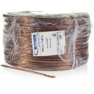 PRZEWÓD GŁOŚNIKOWY BITNER BiTsound PGY-p (TLgY) 2x1,5mm ROLKA 100m. - Przewody elektryczne - miniaturka - grafika 1