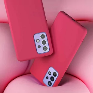 Silicone Case elastyczne silikonowe etui pokrowiec Samsung Galaxy A32 4G ciemnoniebieski - Etui i futerały do telefonów - miniaturka - grafika 3