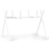 Wyposażenie pokoiku dziecięcego - Childhome Stojak pod kosz Mojżesza w stylu tipi Play & Gym, biały TIPMBSW - miniaturka - grafika 1