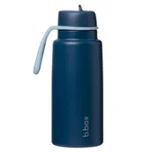 Termosy - b.box Butelka termiczna ze składanym ustnikiem – termos ze stali nierdzewnej Midnight 1 l - miniaturka - grafika 1