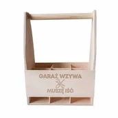 Koszulki męskie - Garaż wzywa muszę iść - nosidło na piwo z grawerem na prezent dla mechanika - miniaturka - grafika 1