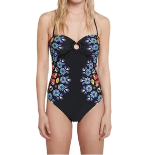 Strój kąpielowy damski Desigual Waikiki jednoczęściowy czarny-L - Stroje kąpielowe Strój kąpielowy damski Desigual Waikiki jednoczęściowy czarny-L - Stroje kąpielowe - miniaturka - grafika 1
