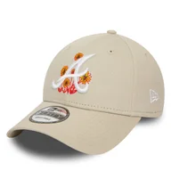 Czapki męskie - Czapka z daszkiem New Era Flower Icon 940 Braves 60435112 Beżowy - miniaturka - grafika 1