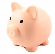 Skarbonki - ŚWINKA SKARBONKA NA PIENIĄDZE MAŁA PLASTIKOWA OTWIERANA RÓŻNE KOLORY - miniaturka - grafika 1