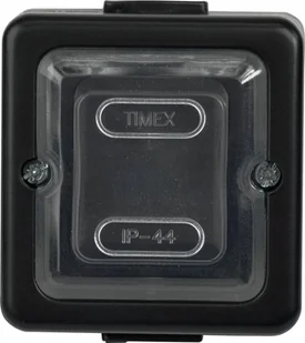 Timex elektro LOFT Przycisk zwierny światło/dzwonek n/t IP44 czarny /czarny ogumowany klawisz/ WNT-6/7J CZA WNT-6/7J CZA - Wyłączniki światła i elektryczne - miniaturka - grafika 1