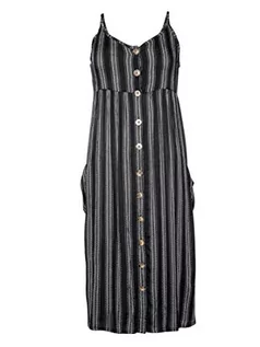 Sukienki - Protest Salma damska sukienka o linii A czarny czarny (True Black) M 2611801 - grafika 1