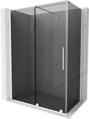 Kabiny prysznicowe - Mexen Velar kabina prysznicowa rozsuwana 150x75 cm, grafit, biała - 871-150-075-41-20 - miniaturka - grafika 1