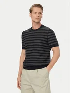 Koszulki męskie - BOSS T-Shirt H-Nalon 50560482 Granatowy Regular Fit - miniaturka - grafika 1