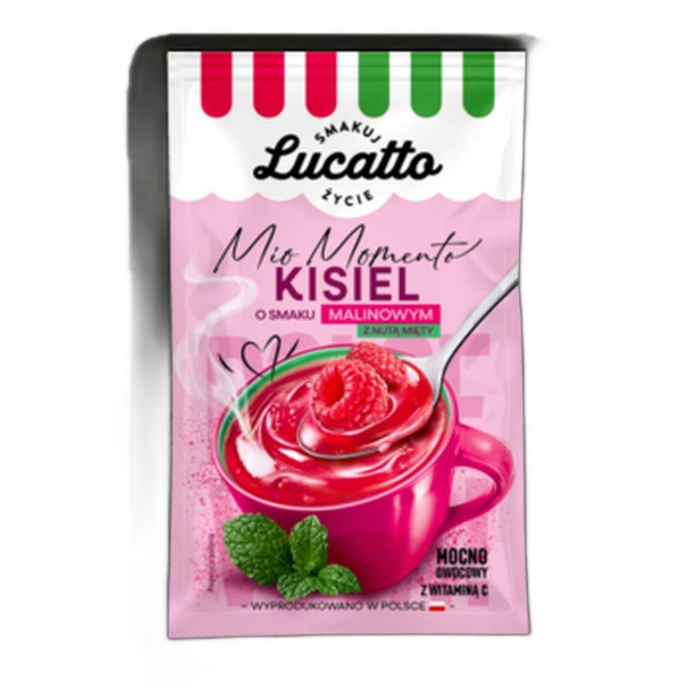 Kisiel o smaku malin i mięty 30 g