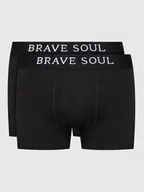 Majtki męskie - Brave Soul Komplet 2 par bokserek MBX-18JOSHUAB Czarny - miniaturka - grafika 1