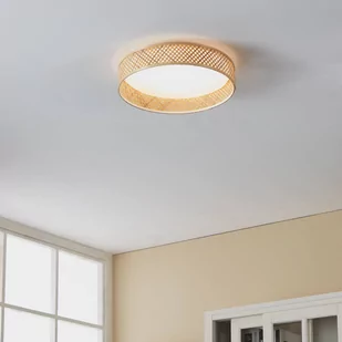 Lampa sufitowa LED Luppineria, bambus, Ø 38cm - Lampy sufitowe - miniaturka - grafika 1