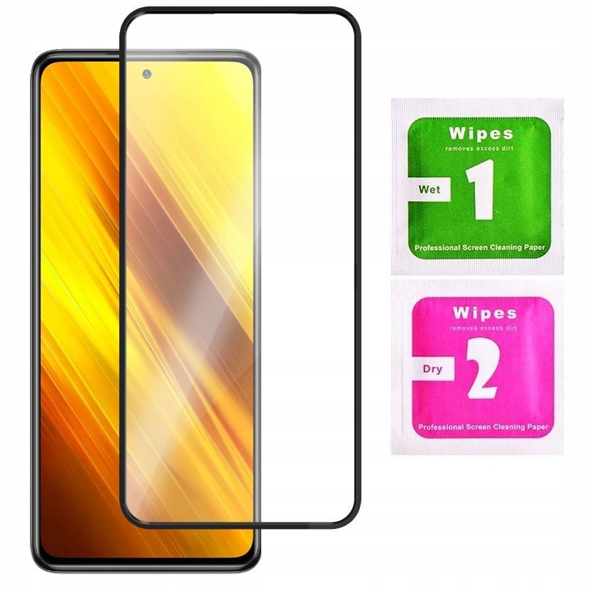 SZKŁO HARTOWANE DO XIAOMI POCO X3 PRO PEŁNE NA CAŁY EKRAN SZKIEŁKO 5D 9H