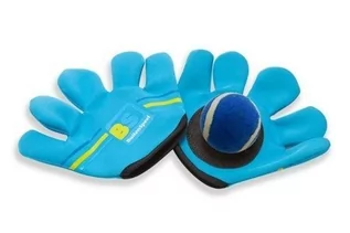 Rękawiczki sportowe damskie - Buiten Speel BuitenSpeel GA174 - rękawice z powierzchnią przylegającą do łapania i rzucania, niebieskie GA174 - grafika 1