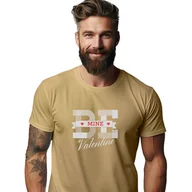 Koszulki męskie - KOSZULKA T-SHIRT WALENTYNKI XL BĄDŹ MOJĄ WALENTYNKĄ PREZENT JAKOŚĆ - miniaturka - grafika 1