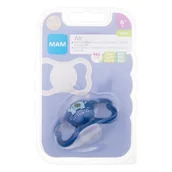 Smoczki uspokajające - MAM Air Silicone Pacifier 6m+ Elephant smoczek 1 szt dla dzieci - miniaturka - grafika 1