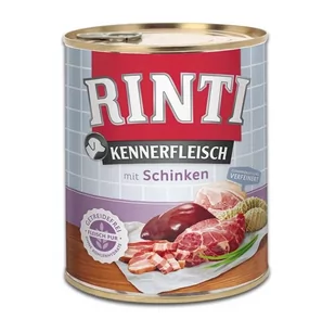 Rinti Rinti Kennerfleisch Schinken karma mokra dla psa - szynka 800g - Mokra karma dla psów - miniaturka - grafika 1