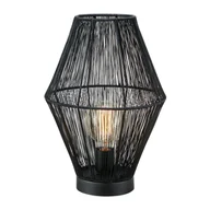 Noże stołowe - Czarna lampa stołowa z metalowym kloszem (wysokość 38 cm) Casa – Markslöjd - miniaturka - grafika 1