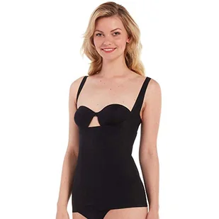 Magic Bodyfashion Damska bielizna modelująca talię maxi seksowna noś własny biustonosz top, Czarny, 3XL - Koszulki i topy damskie - miniaturka - grafika 1