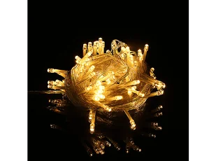 Lampki choinkowe BELINE LED 10m/100 lampek ciepłe białe - Oświetlenie świąteczne - miniaturka - grafika 1
