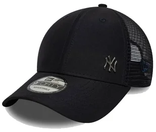 Czapka z daszkiem NEW ERA NYY Flawless 9FORTY Adjustable Cap granatowa - Czapki damskie - miniaturka - grafika 1