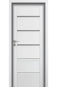 Drzwi wewnętrzne - Pol-Skone Dzwi Wewnętrzne Z Szybą Esto V3S3 Biały - miniaturka - grafika 1