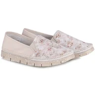 Półbuty damskie - Półbuty damskie Maciejka 03512-72/00-0 BEŻ+MOZAIKA BEŻ R.36 - miniaturka - grafika 1