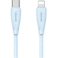 Kable USB - Kabel USB-C - Lightning USAMS Green Series SJ717 30W 1 m Niebieski - miniaturka - grafika 1