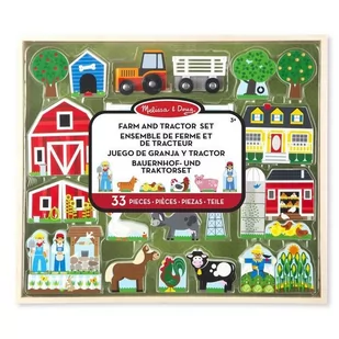 Melissa&Doug Drewniany Duży zestaw Farma MD14800 0000772148009 - Układanki dla dzieci - miniaturka - grafika 1