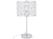 Lampy stojące - Shumee Lampa stołowa Shumee Lampa stołowa metalowa srebrna TENNA 69504 - miniaturka - grafika 1