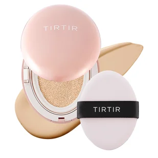 TirTir Mask Fit All-Cover Cushion Mini, Kryjący podkład pielęgnujący w poduszce, 17W French Vanilla - Podkłady do twarzy - miniaturka - grafika 1