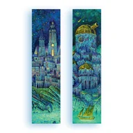 Zakładki do książek - Zakładka kartonowa - Turkusowe Obserwatorium - gadżet - miniaturka - grafika 1