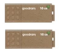 Pendrive - GoodRam UME3 Eco Friendly Dwupak 2x16GB USB 3.2 Brązowy - miniaturka - grafika 1