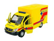 Samochody i pojazdy dla dzieci - Welly Mercedes-Benz Sprinter Ambulance 1:34 Samochód Nowy Metalowy Model - miniaturka - grafika 1