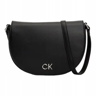 CALVIN KLEIN TOREBKA DAMSKA CK DAILY SADDLE BAG PEBBLE CZARNA - Torebki damskie - miniaturka - grafika 1