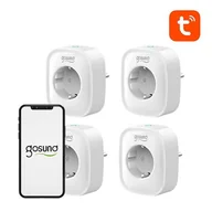 Gniazdka elektryczne - Inteligentne gniazdko WiFi Gosund SP1, 4 sztuki (czteropak) Tuya - miniaturka - grafika 1