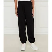 Spodnie sportowe damskie - Patrizia Pepe Spodnie dresowe | Loose fit - miniaturka - grafika 1