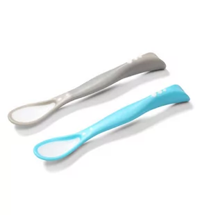 BabyOno ŁYŻECZKI PLASTYCZNE 2 SZT. 5901435407127 - Sztućce dla dzieci - miniaturka - grafika 1