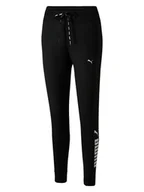 Spodnie sportowe damskie - Puma Spodnie dresowe "Puma Fit" w kolorze czarnym - miniaturka - grafika 1