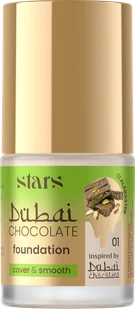 Stars from the Stars Dubai Chocolate Podkład Kryjąco-Wygładzający 01 Alabaster - Podkłady do twarzy - miniaturka - grafika 1
