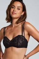 Biustonosze - Hunkemöller Biustonosz nieusztywniany z fiszbinami Vera Czarny - miniaturka - grafika 1