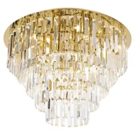 Lampy sufitowe - MAXLIGHT C0224 PLAFON MONACO ZŁOTY Ø 80 cm - miniaturka - grafika 1