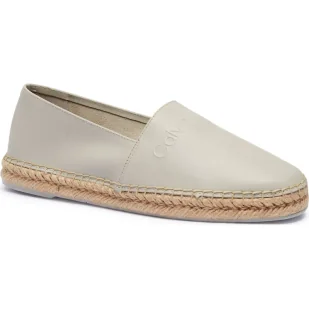 Calvin Klein Skórzane espadryle - Espadryle męskie - miniaturka - grafika 1