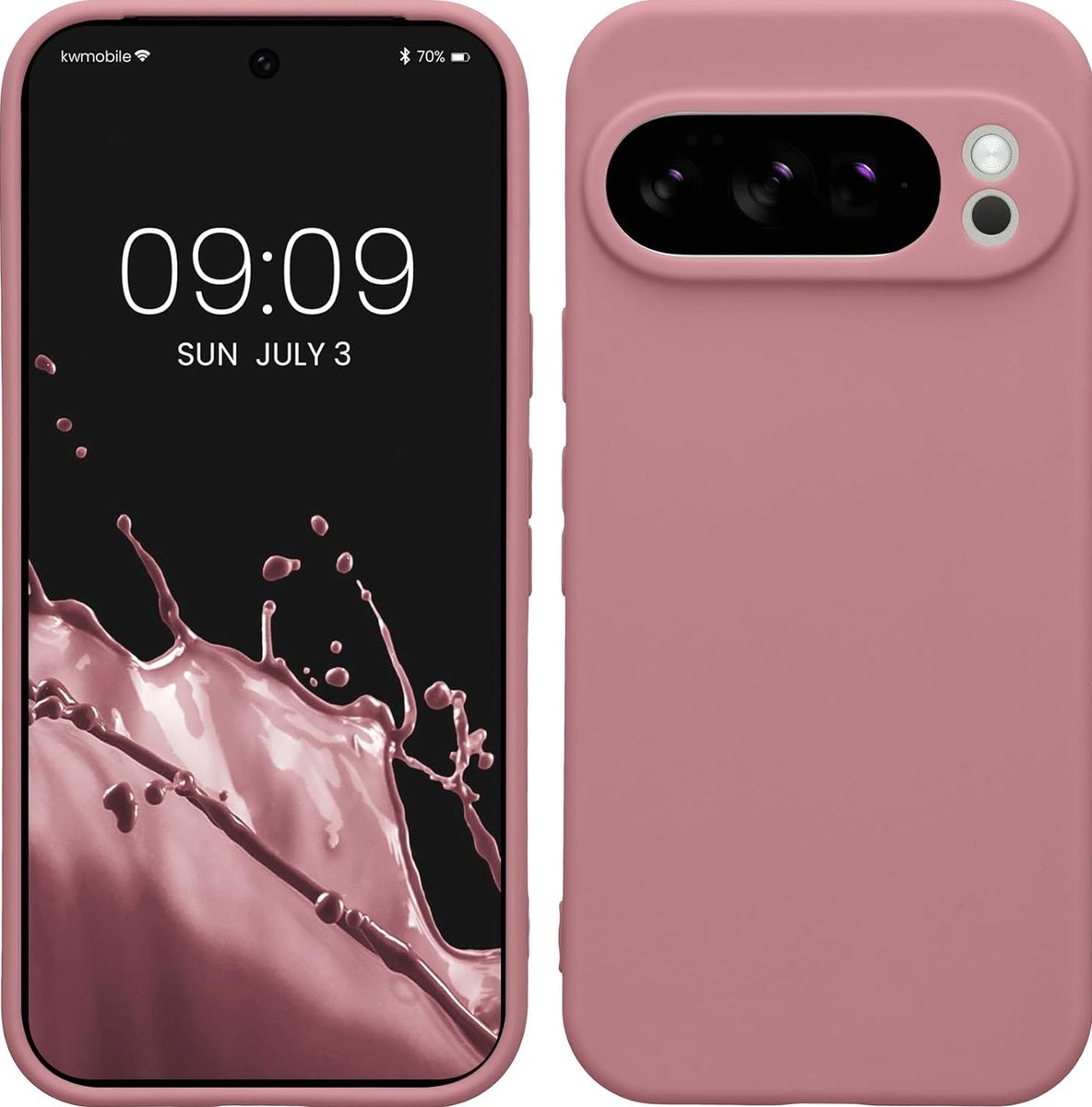 ETUI TELEFON RÓŻOWY MATOWY ELASTYCZNY SILIKON OCHRONNY WYTRZYMAŁY MIĘKKI