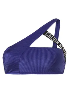 Calvin Klein Damski stanik bikini - usztywniany Kobiety Sztuczne włókno niebieski jednolity, M - Stroje kąpielowe - miniaturka - grafika 1