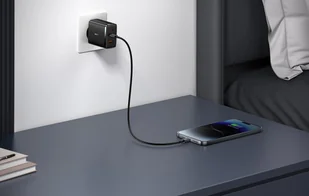 Ładowarka sieciowa Baseus OS-Cube Pro 2xUSB-C + USB, 65W (czarna) - Ładowarki do telefonów - miniaturka - grafika 9