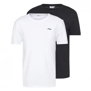 Fila T-Shirt Brod Tee 2-Pack Biały Czarny Fam0083.13005 Xl - Koszulki męskie - miniaturka - grafika 1
