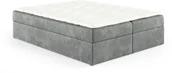 Łóżka - Łóżko kontynentalne Box 160x200 bez nóg bez zagłówka riviera 91 - miniaturka - grafika 1