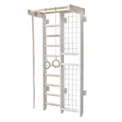 Wyposażenie sportowe i gimnastyczne - Małpiszon, Drabinka gimnastyczna Kombik biała - miniaturka - grafika 1